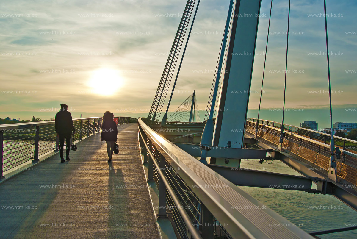Brücke Passerelle-des-deux-rives