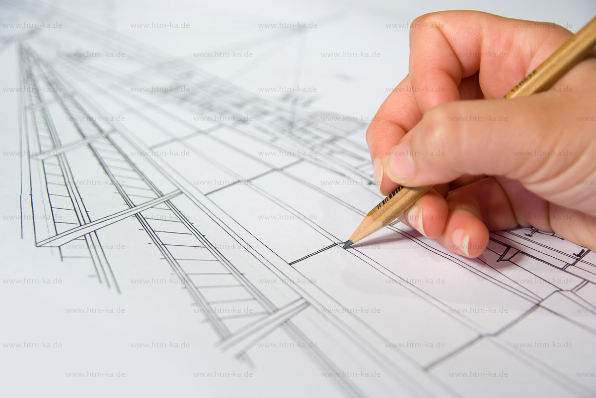 Architektur Entwurfszeichnung